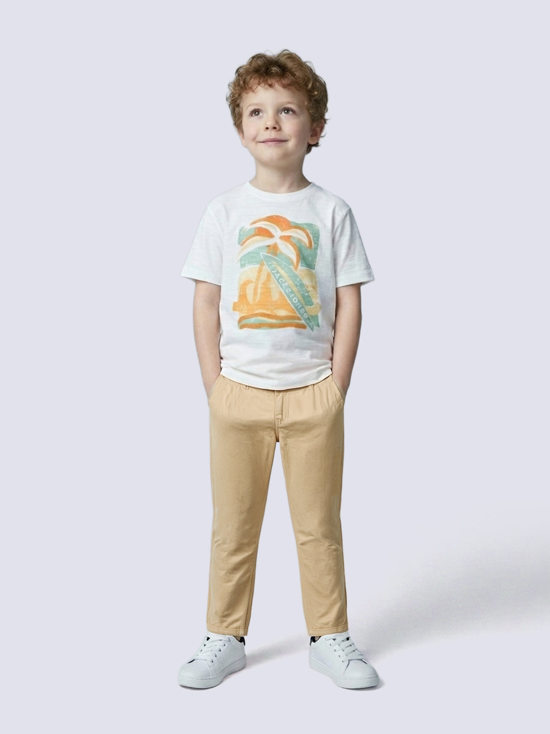 Boys Cotton Regular Fit Pants