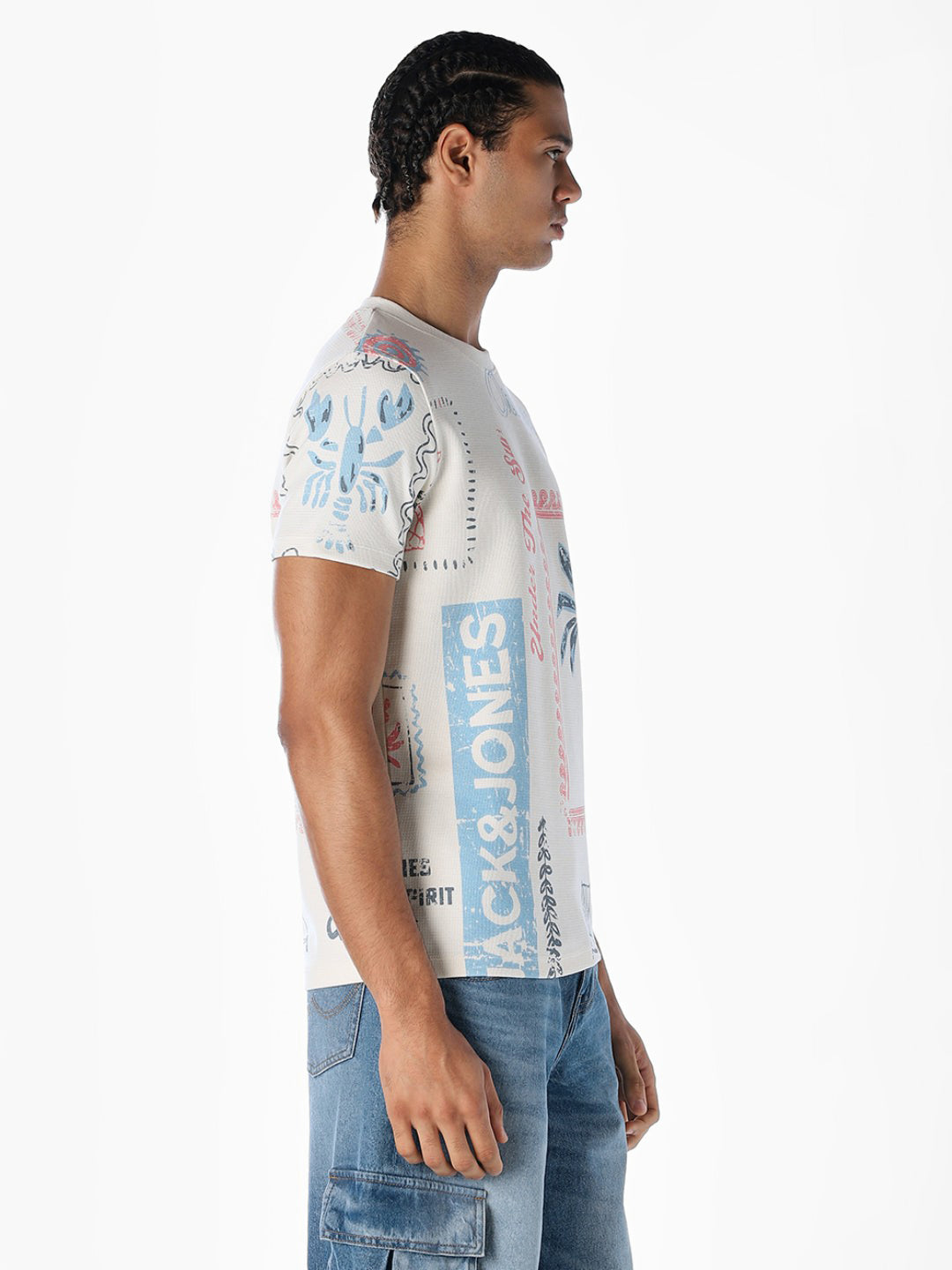 Printed Cotton Oversized T-shirt