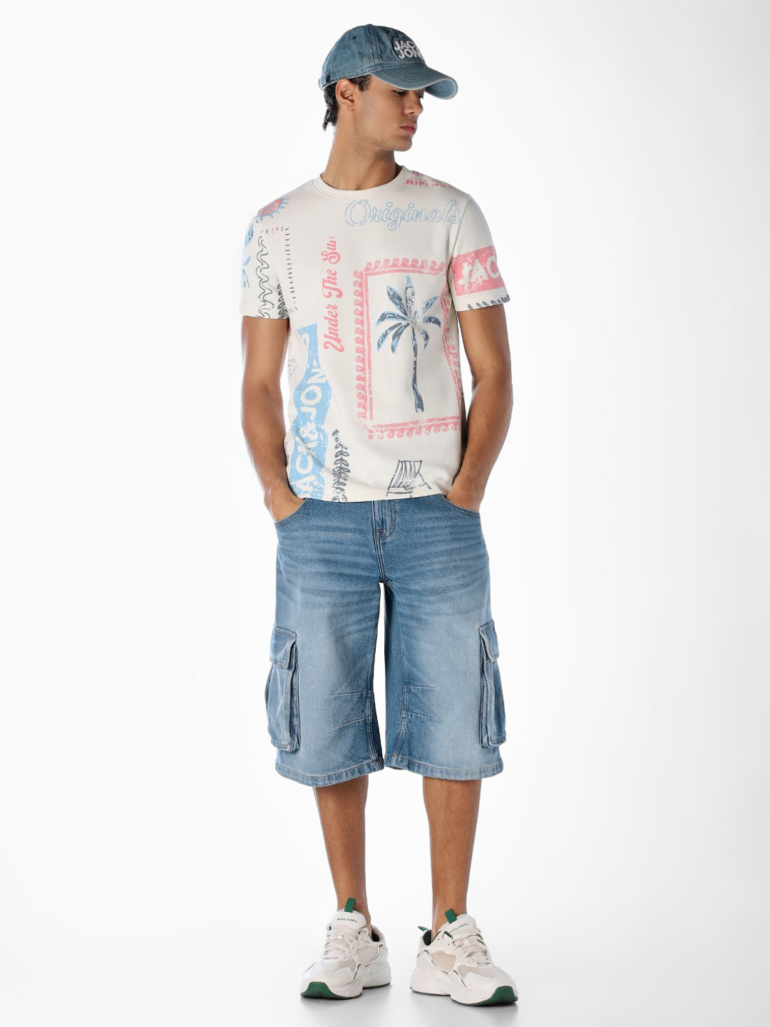 Printed Cotton Oversized T-shirt