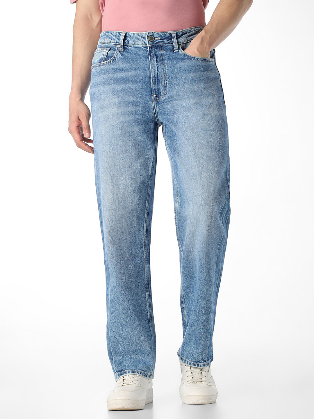 Light Blue Eddie Loose Fit Jeans - 28/30