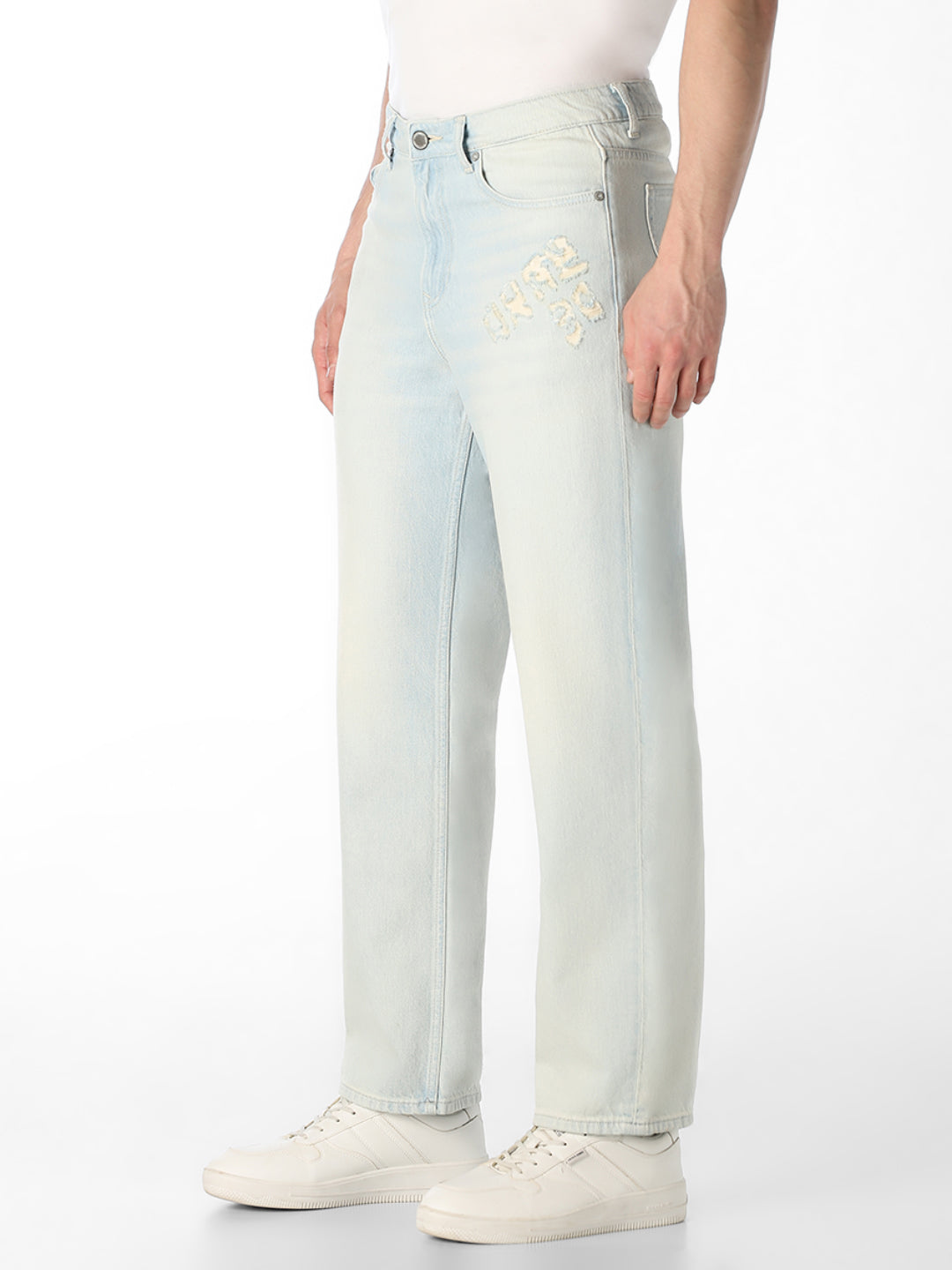Distressed Eddie Loose Fit Jeans