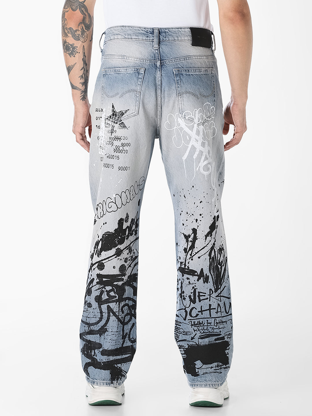 Light Blue 5 Pocket Dario Loose Fit Jeans
