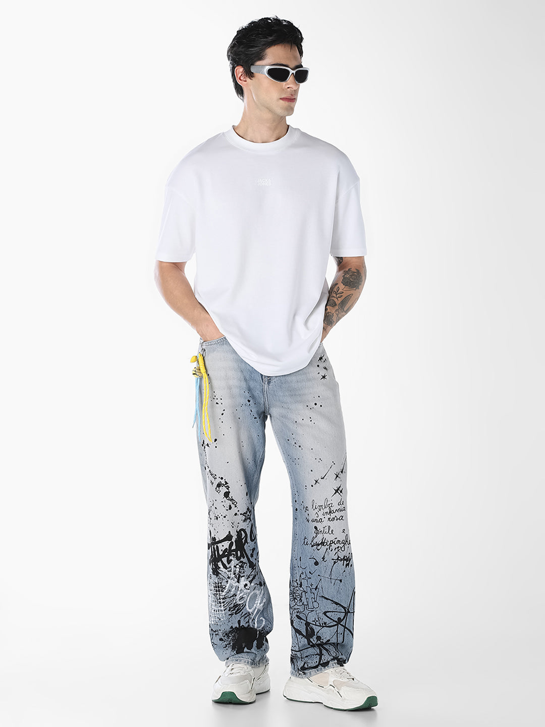 Light Blue 5 Pocket Dario Loose Fit Jeans