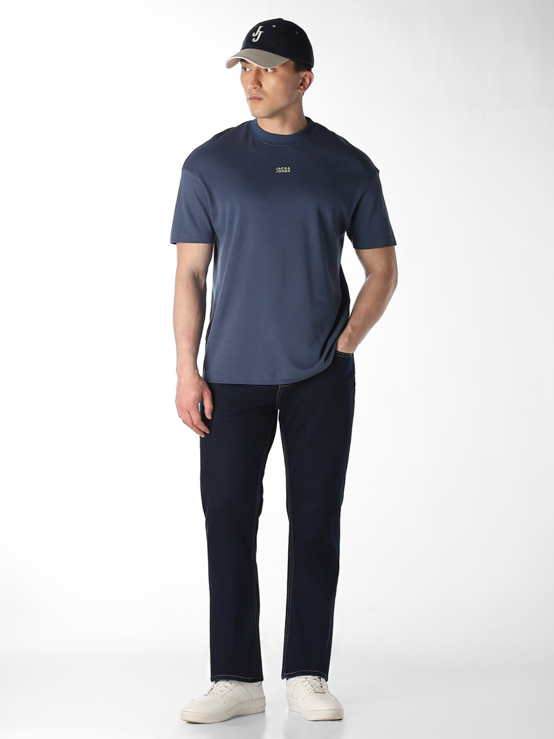 Contrast Stitch Cliff Bootcut Jeans