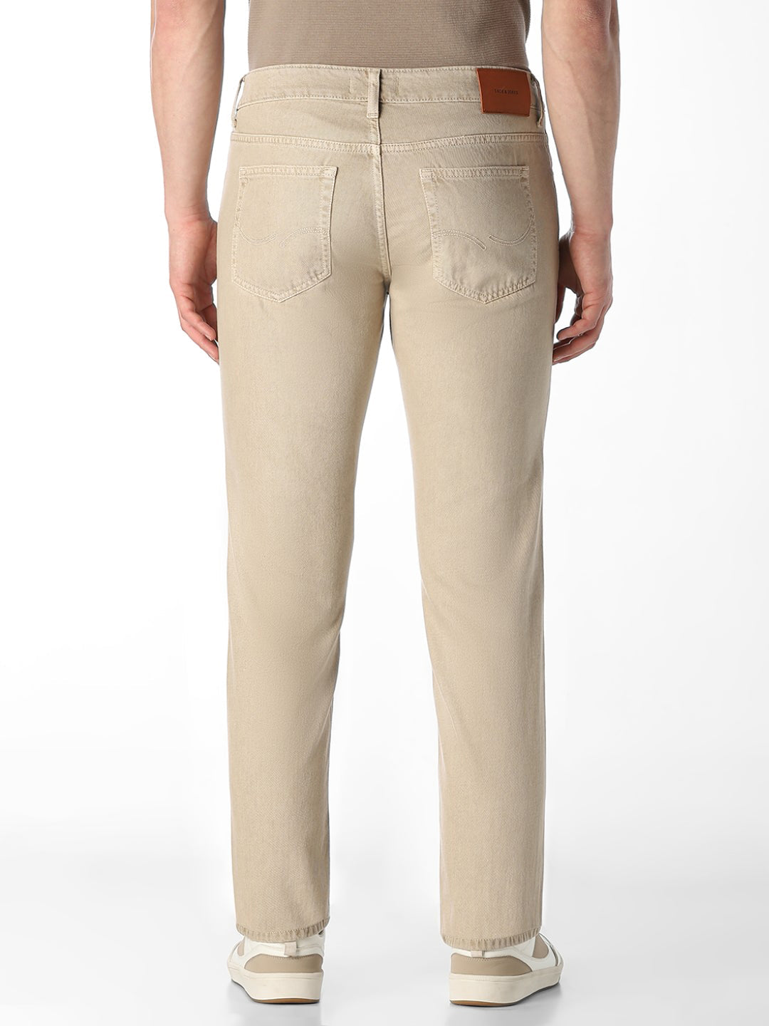 Beige Clark Regular Fit Jeans