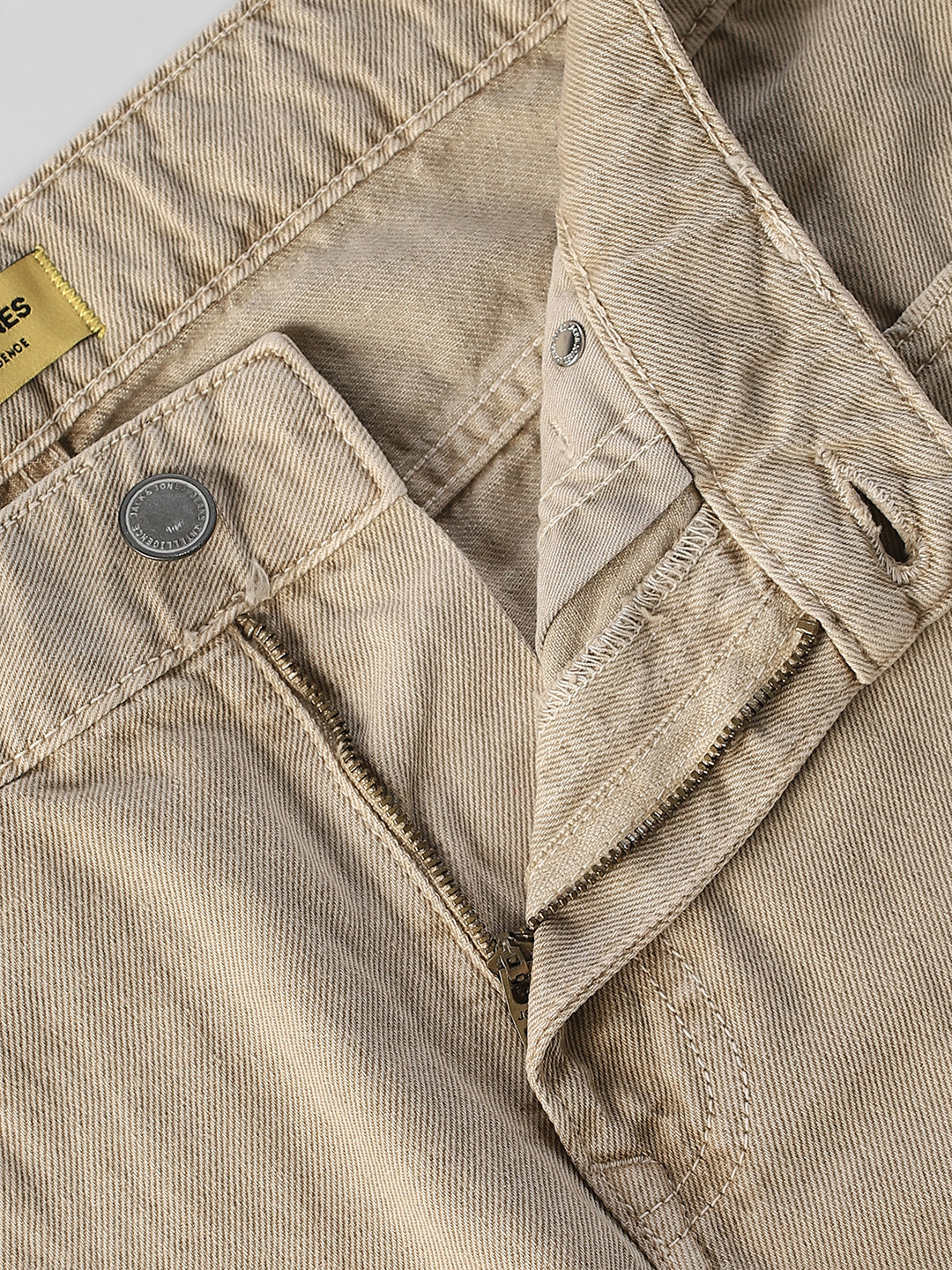 Beige Clark Regular Fit Jeans