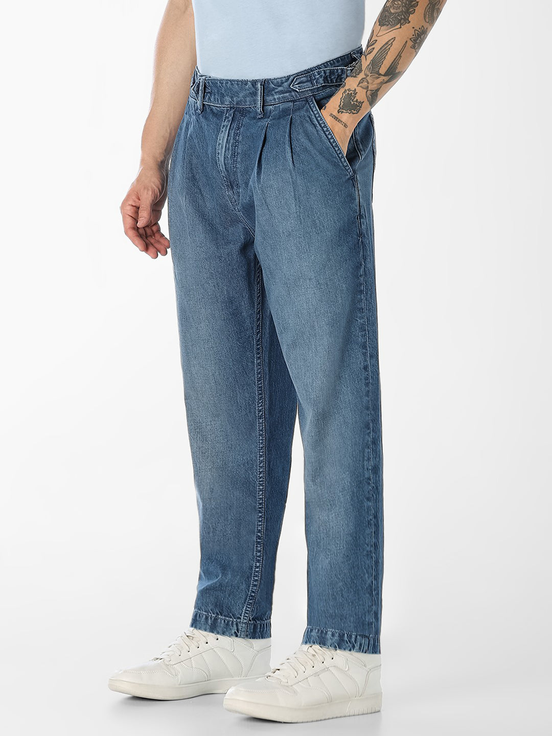 Light Blue 4 Pocket Paul Anti Fit Jeans