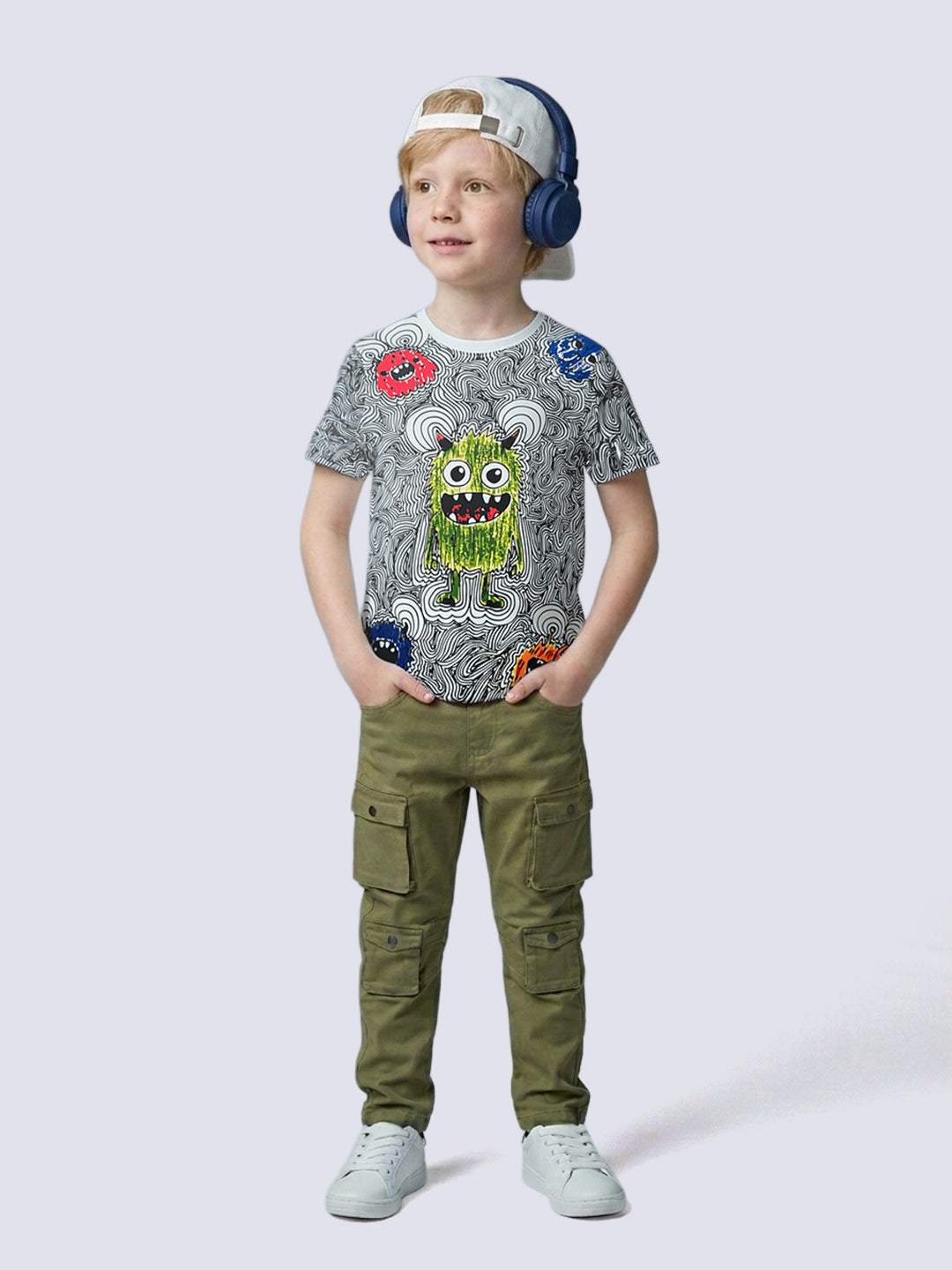 Boys Graphic Print T-shirt