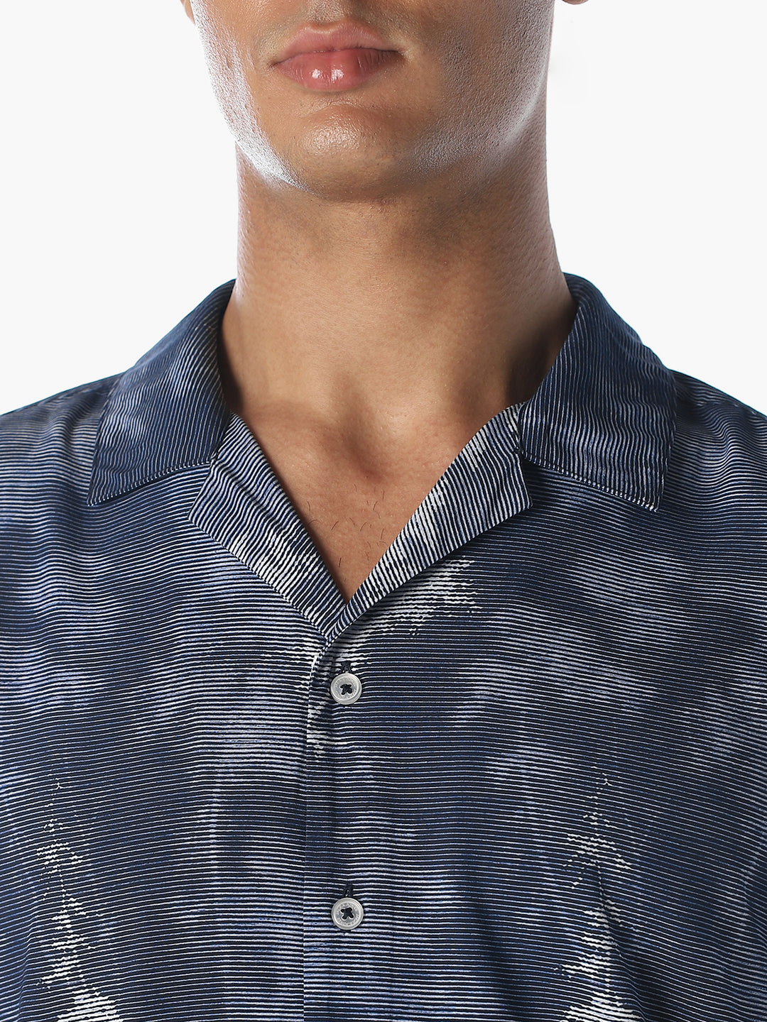 Tencel Abstract Print Shirt