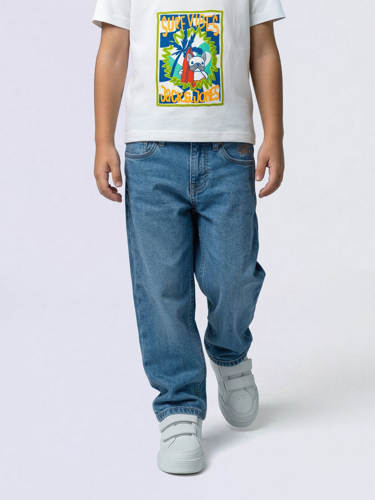 Boys Dark Blue Bootcut Jeans - 4/5Y