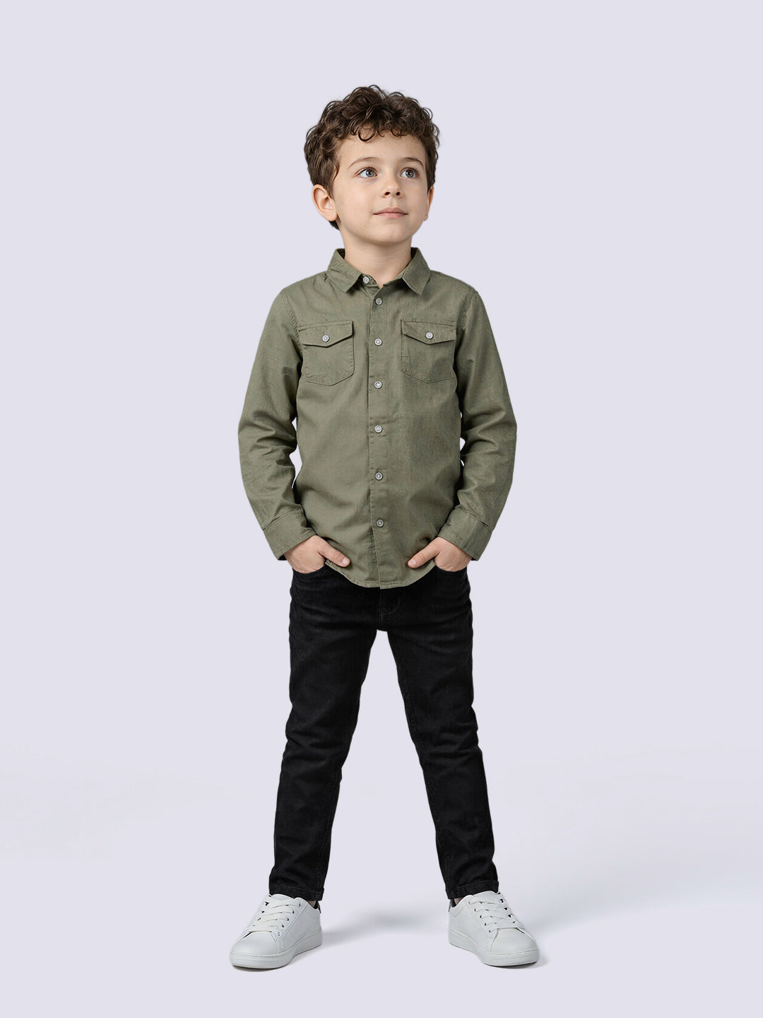 Boys Black Clark Regular Fit Jeans