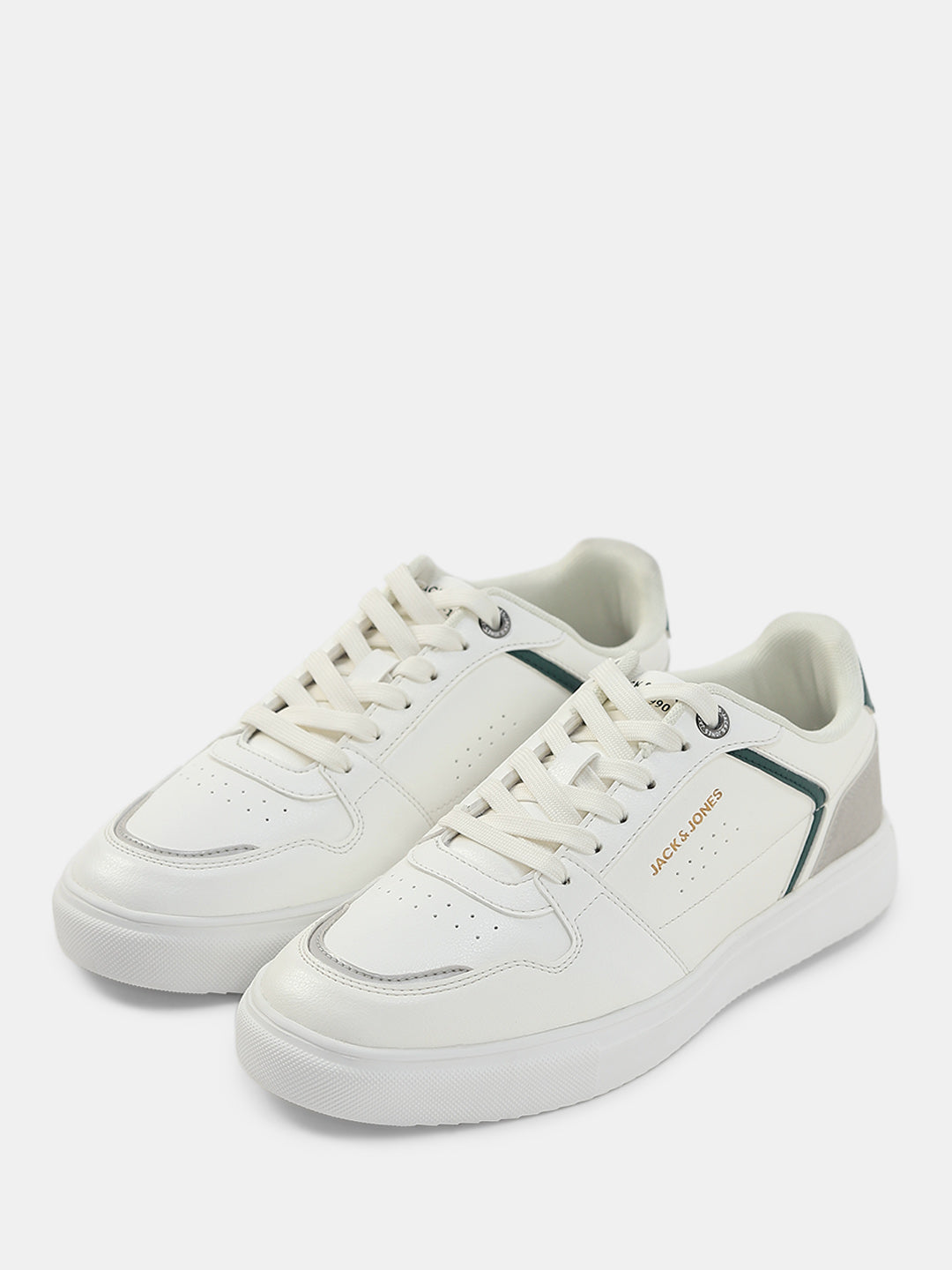 PU Lace-Up Sneakers