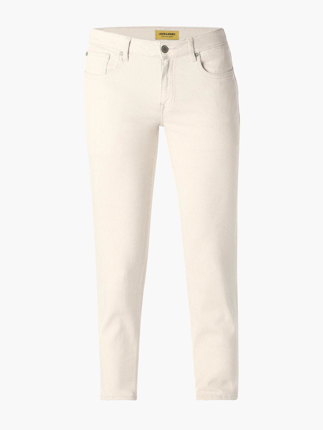 Beige 5 Pocket Glenn Slim Fit Jeans