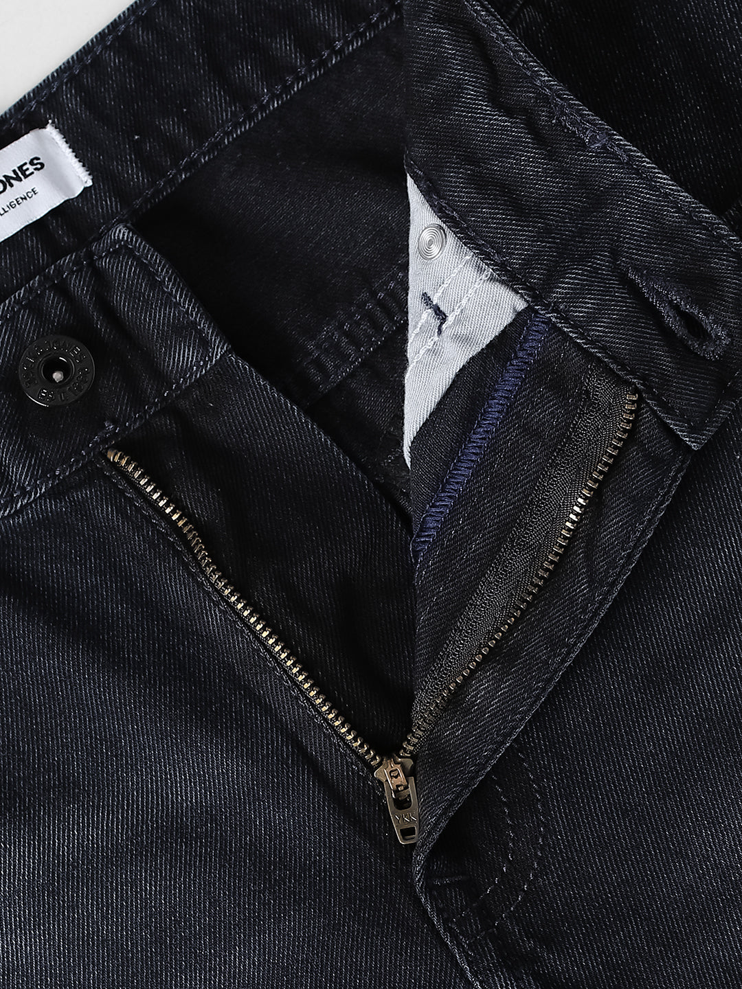 Men Straight Fit Low Rise Dark Blue Denim Jeans