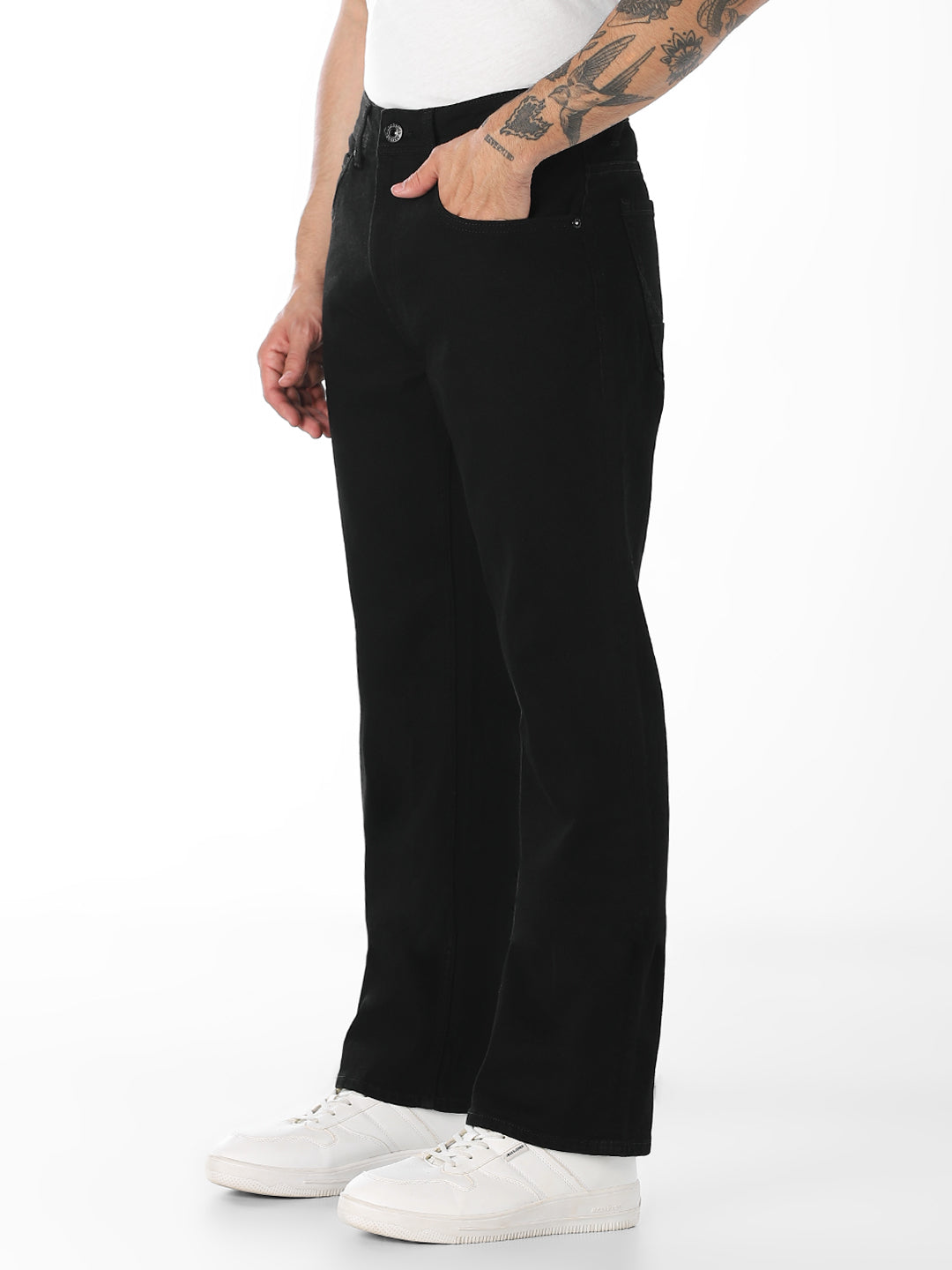 Black 5 Pocket Cliff Bootcut Jeans