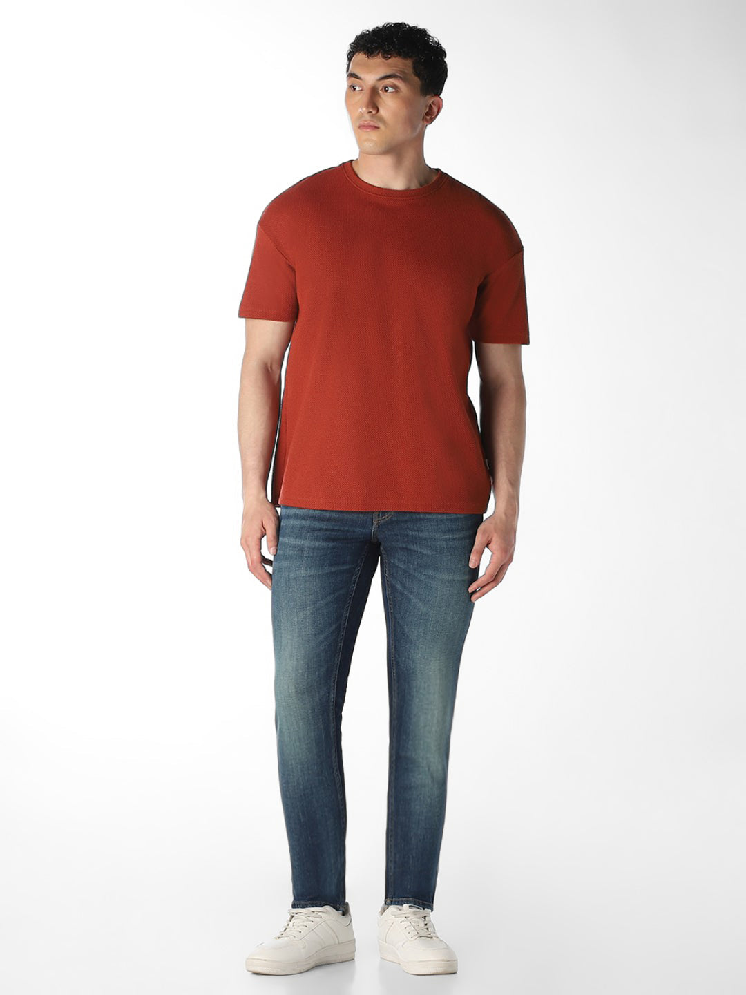 Blue Washed Glenn Slim Fit Jeans