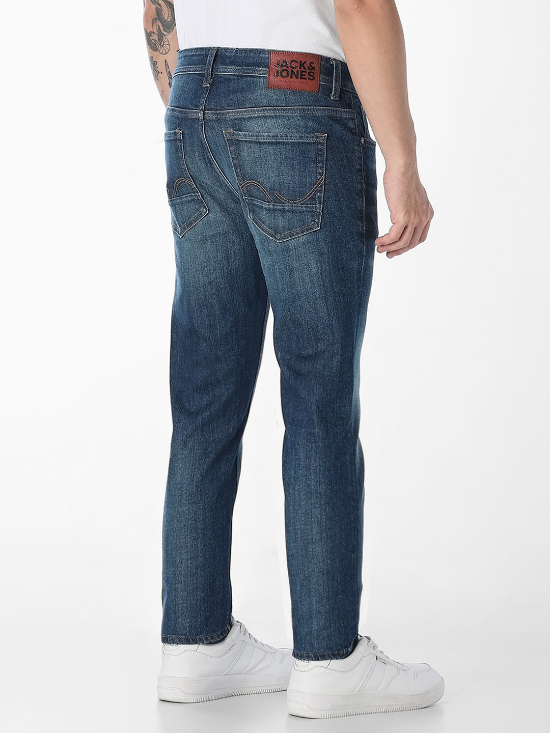 Men's Medium Blue Skinny Fit Low Rise Jeans