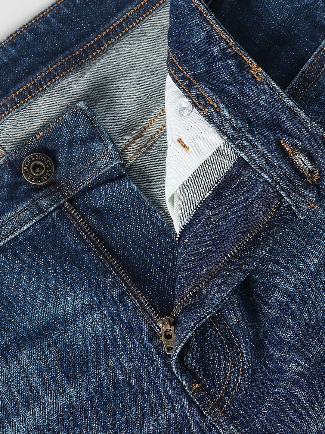 Men's Medium Blue Skinny Fit Low Rise Jeans