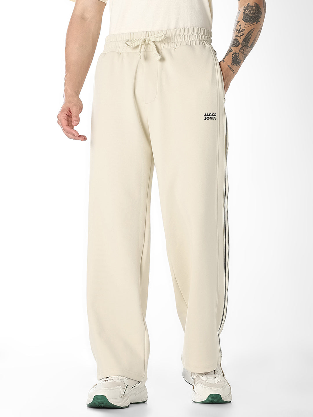 Loose Fit Drawstring Sweatpants - S