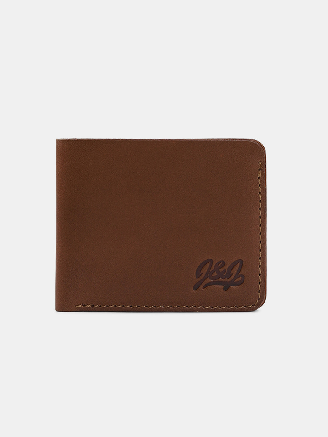 Dark Brown Premium Leather Wallet - Free Size