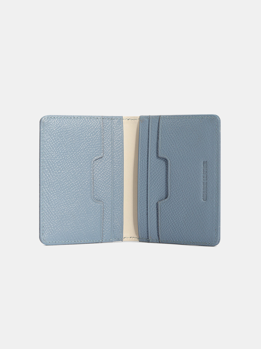 Blue Premium Leather Card Holder