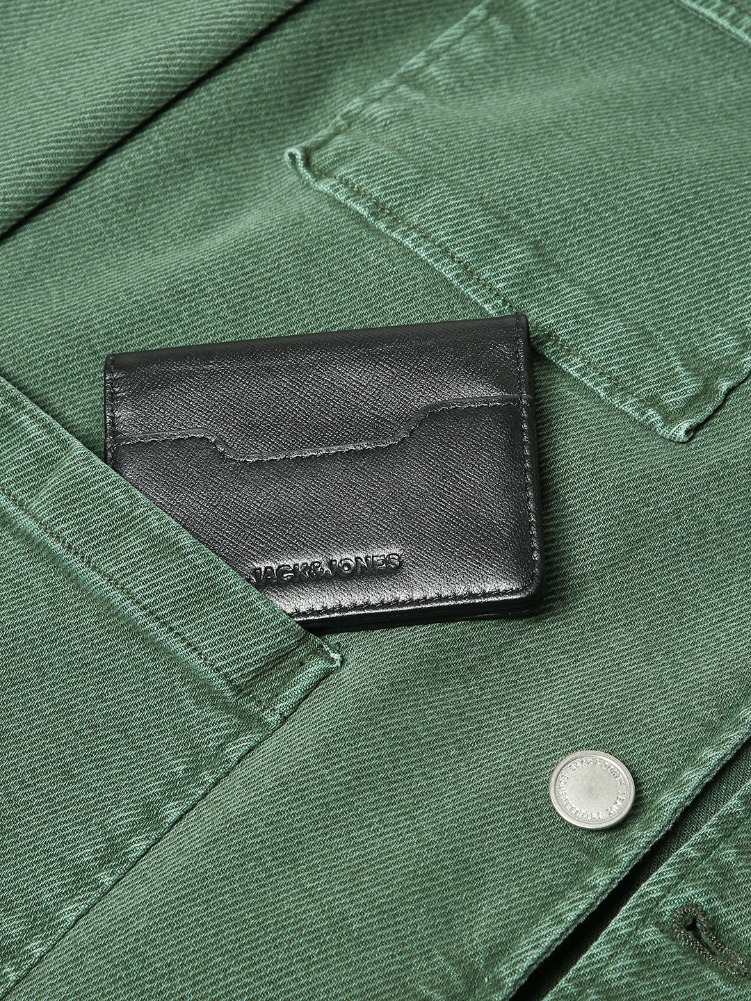 Black Leather Card Holder