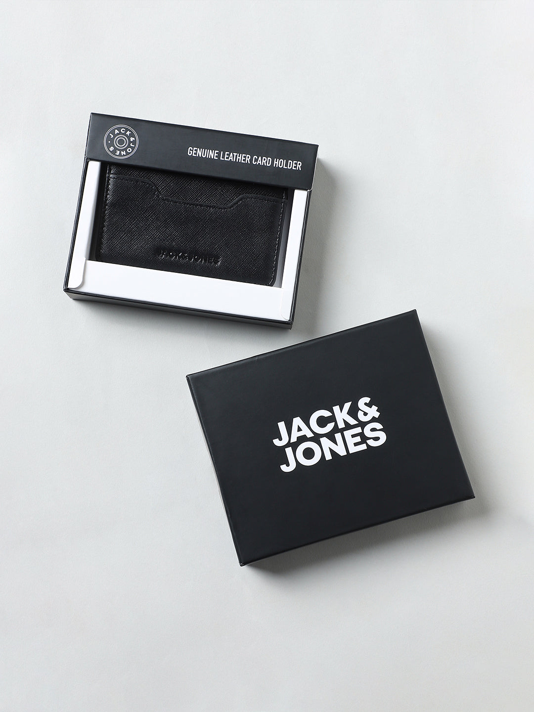 Black Leather Card Holder