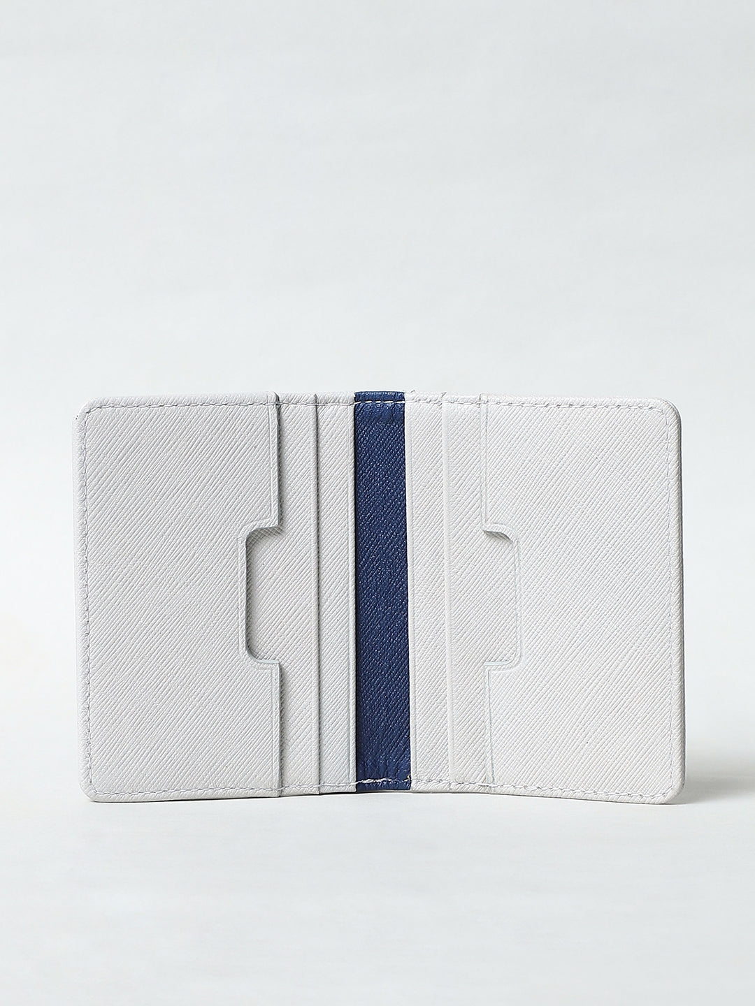 White Leather Card Holder
