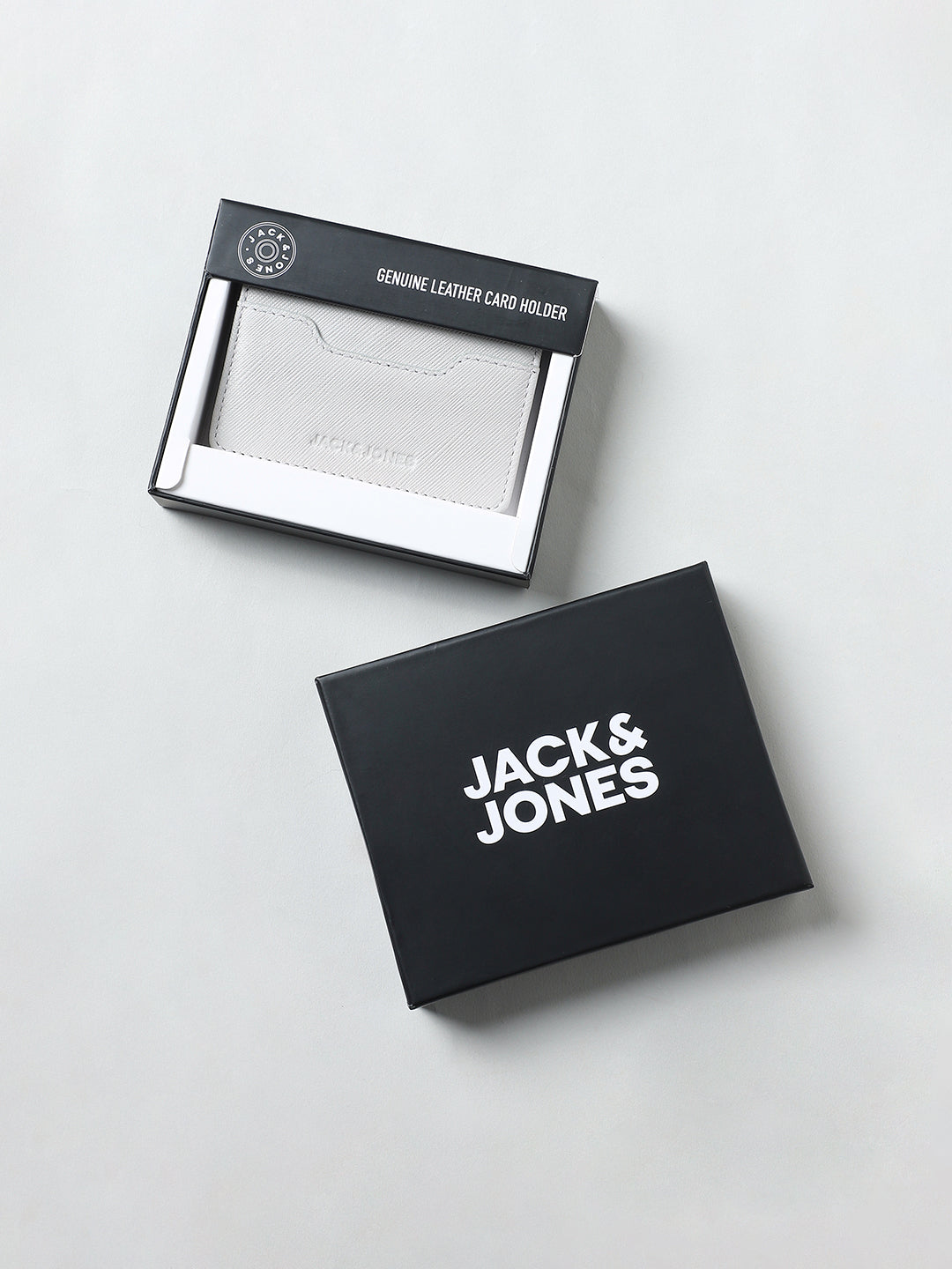 White Leather Card Holder
