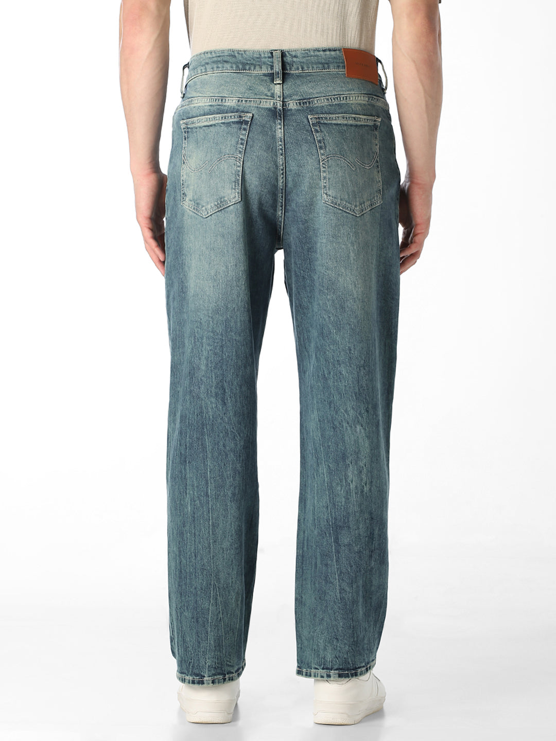 Washed 5 Pocket Dario Loose Fit Jeans