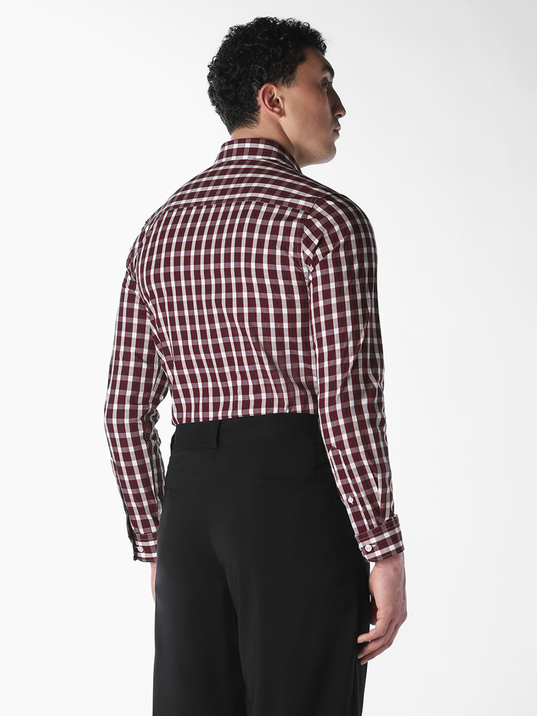 Red Check Full Sleeves Shirt