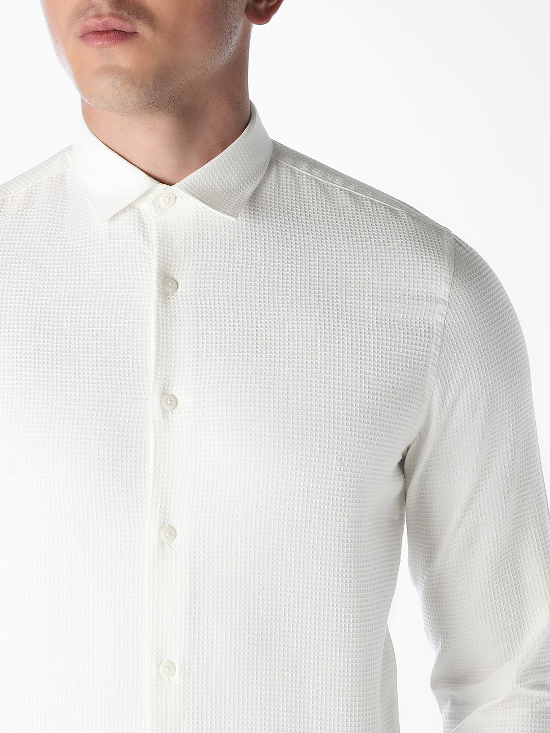 Off-White Formal Full Sleeves Shirt