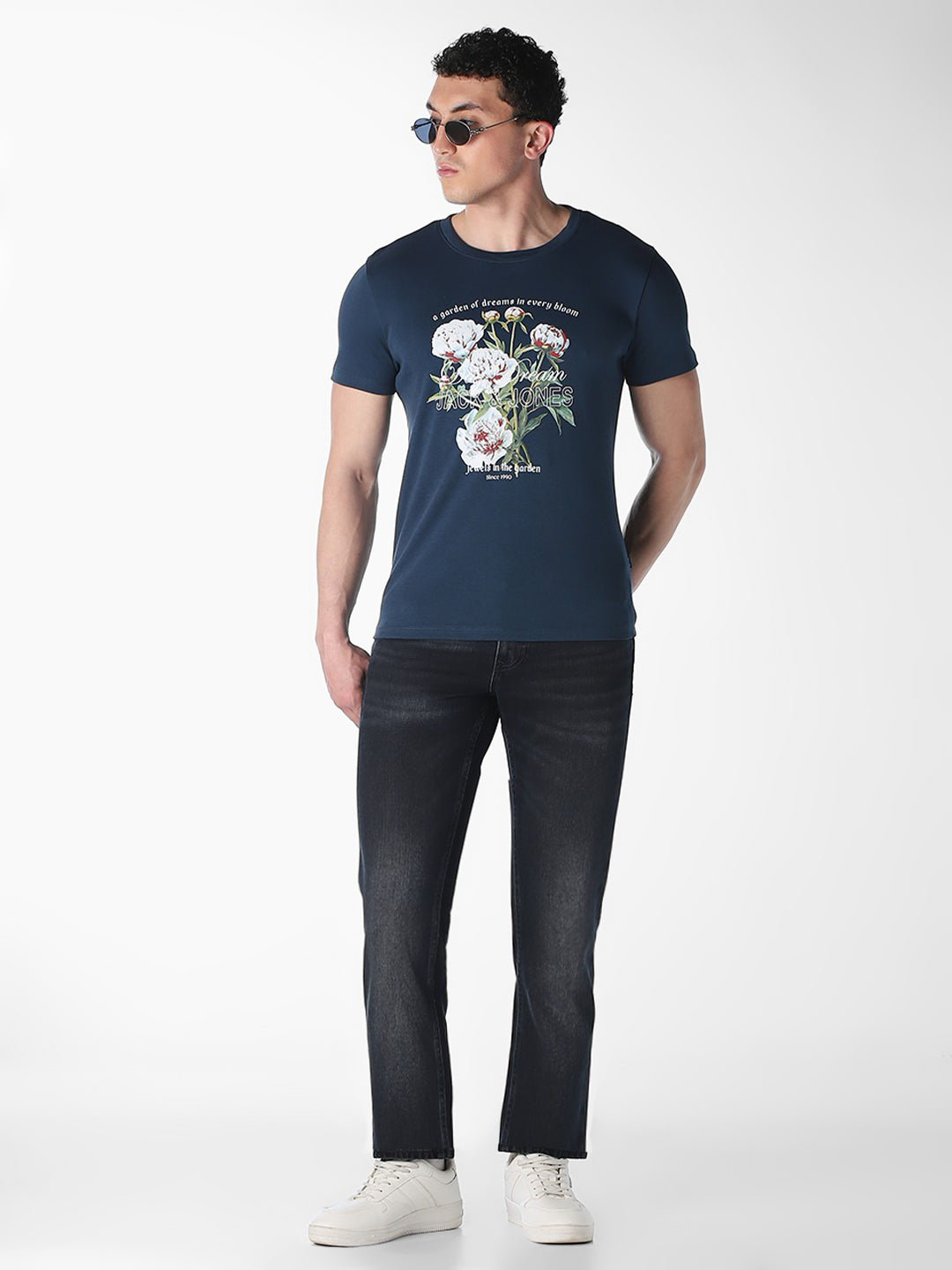 Dark Blue Clark Straight Fit Jeans