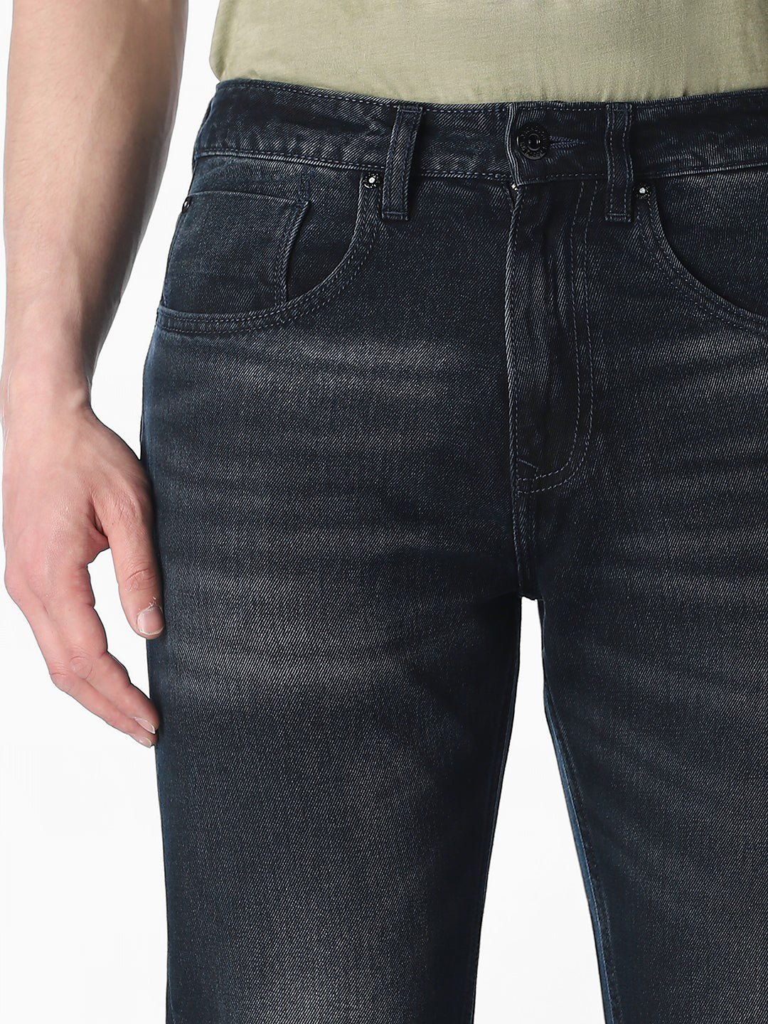 Dark Blue Cliff Bootcut Jeans