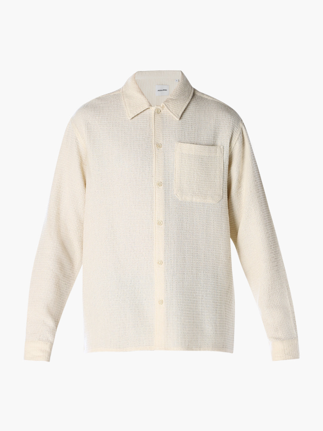 Beige Waffle Twill Shirt