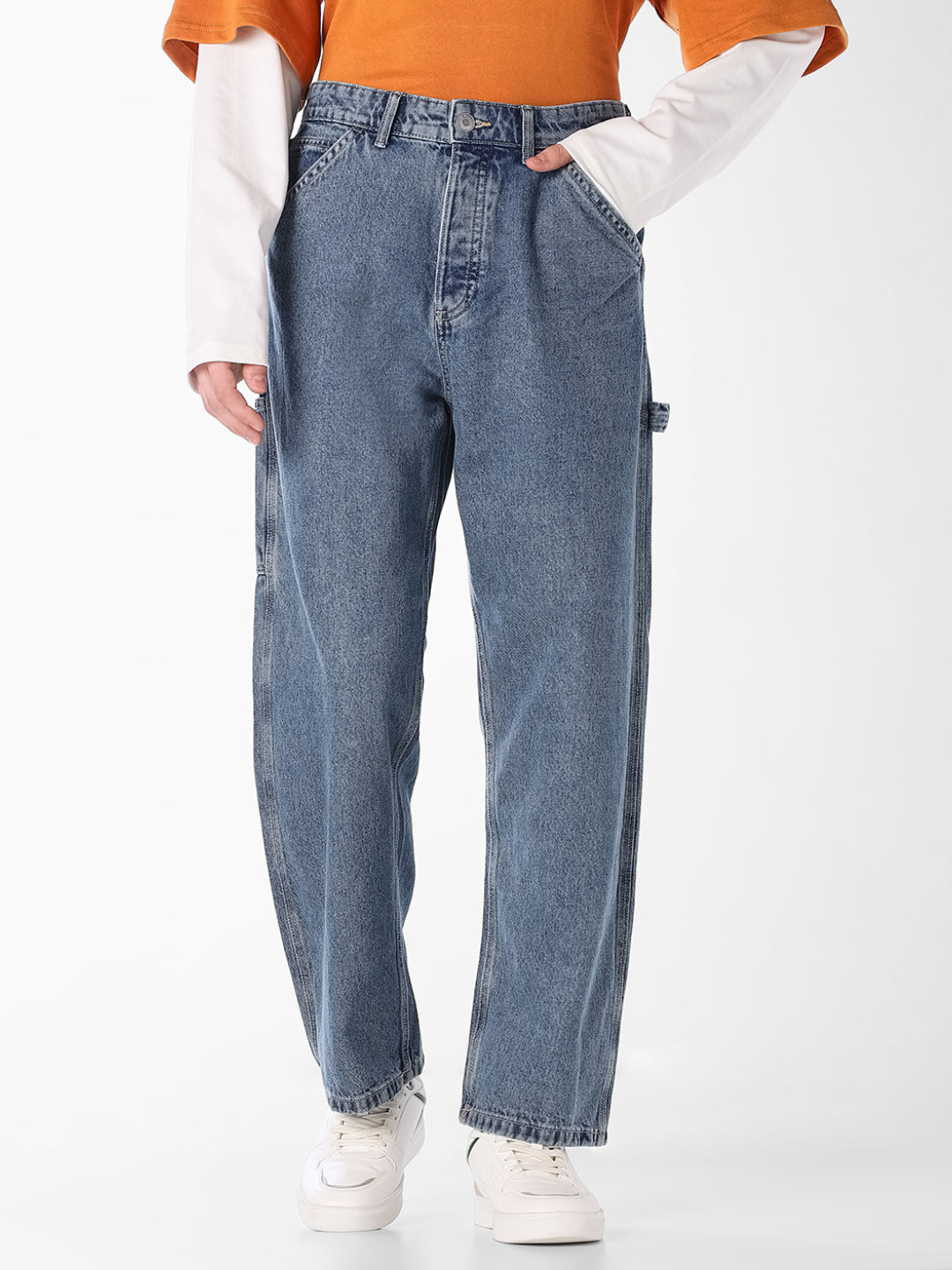 Blue Loose Fit Jeans