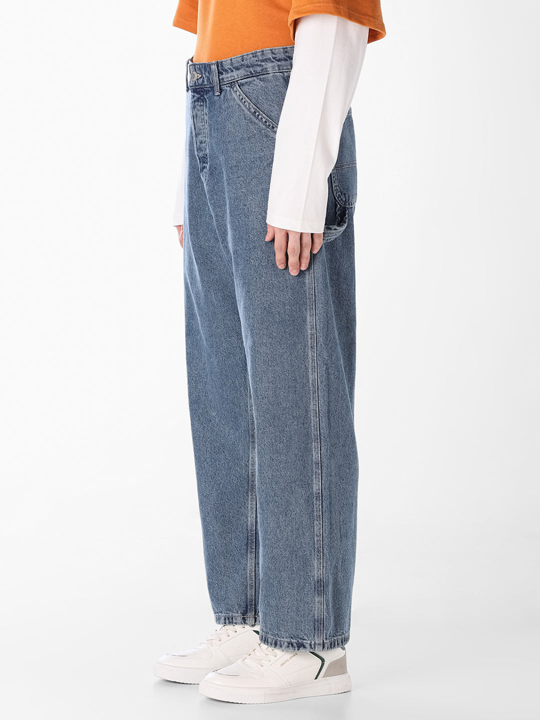 Blue Loose Fit Jeans