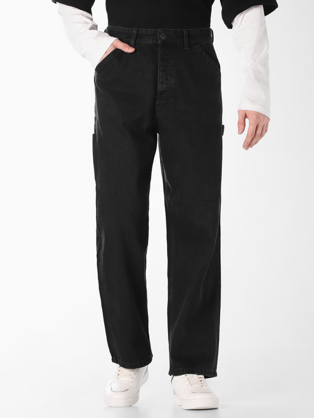 Black Loose Fit Jeans