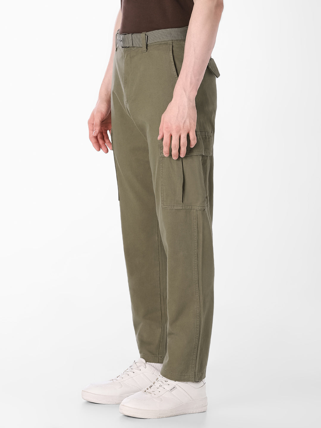 Olive Green 6 Pocket Cargos