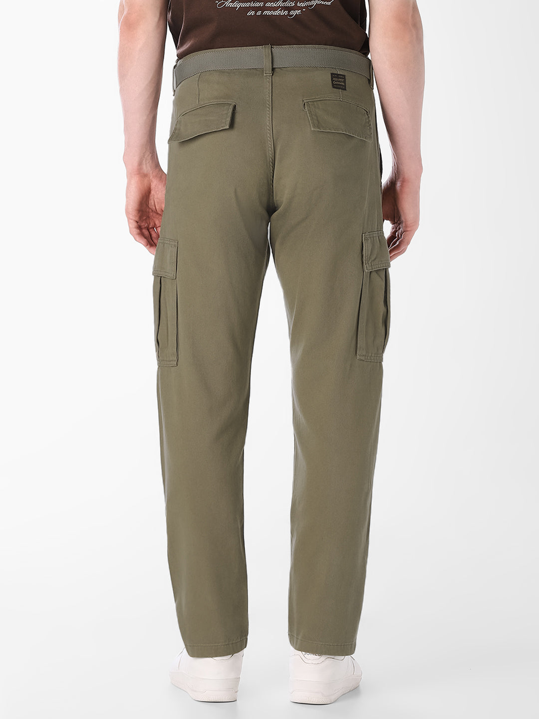 Olive Green 6 Pocket Cargos