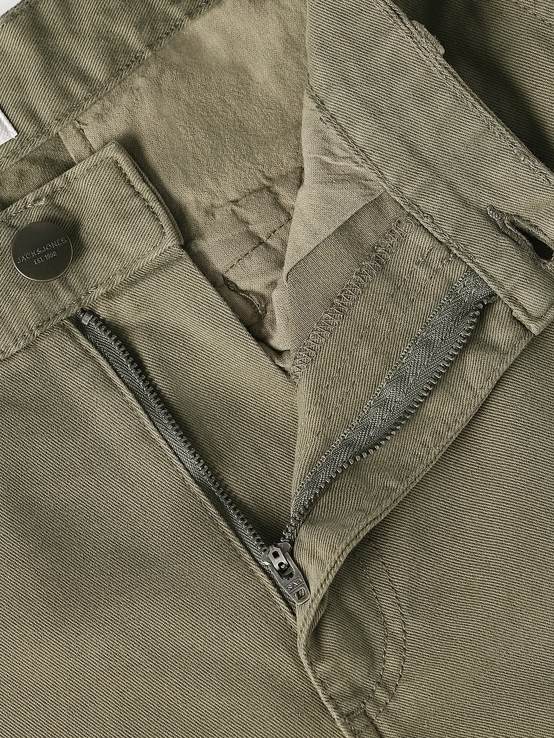 Olive Green 6 Pocket Cargos