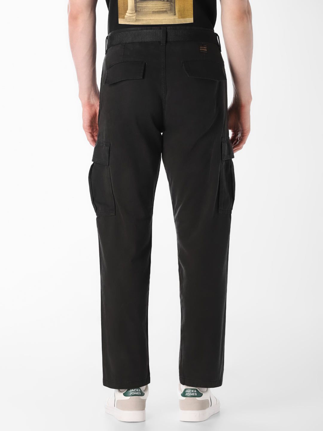 Black 6 Pocket Cargos