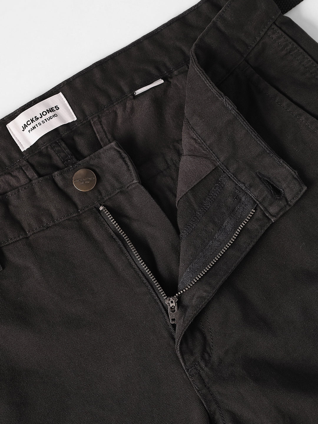 Black 6 Pocket Cargos