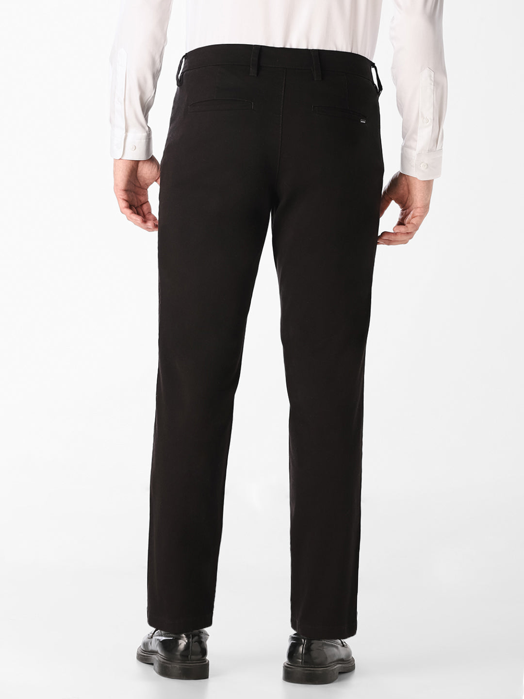 Black 4 Pocket Regular Fit Chino