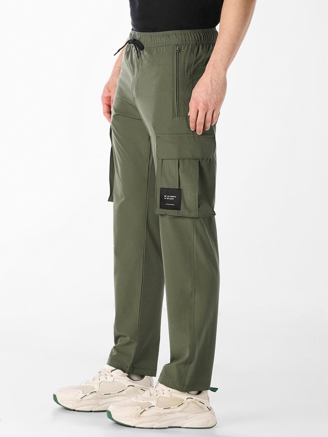 Green 6 Pocket Cargos