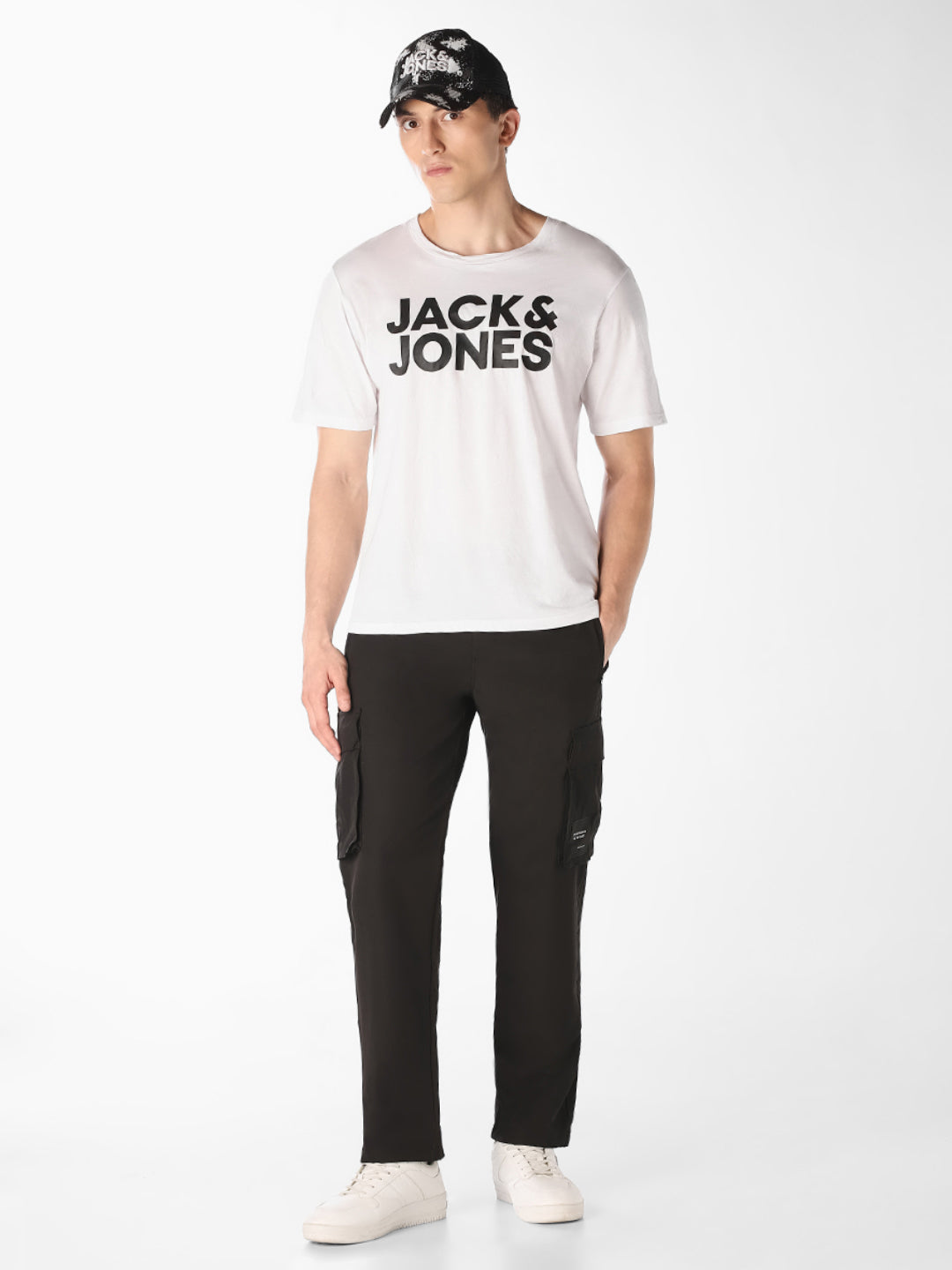 Black 6 Pocket Cargos