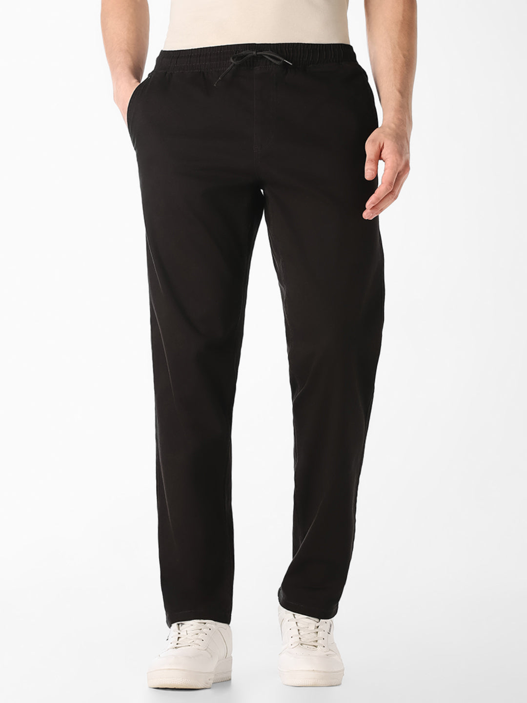 Black 4 Pocket Chinos