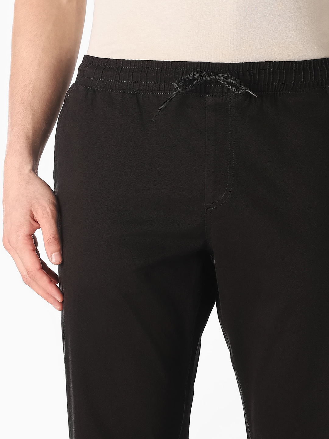 Black 4 Pocket Chinos