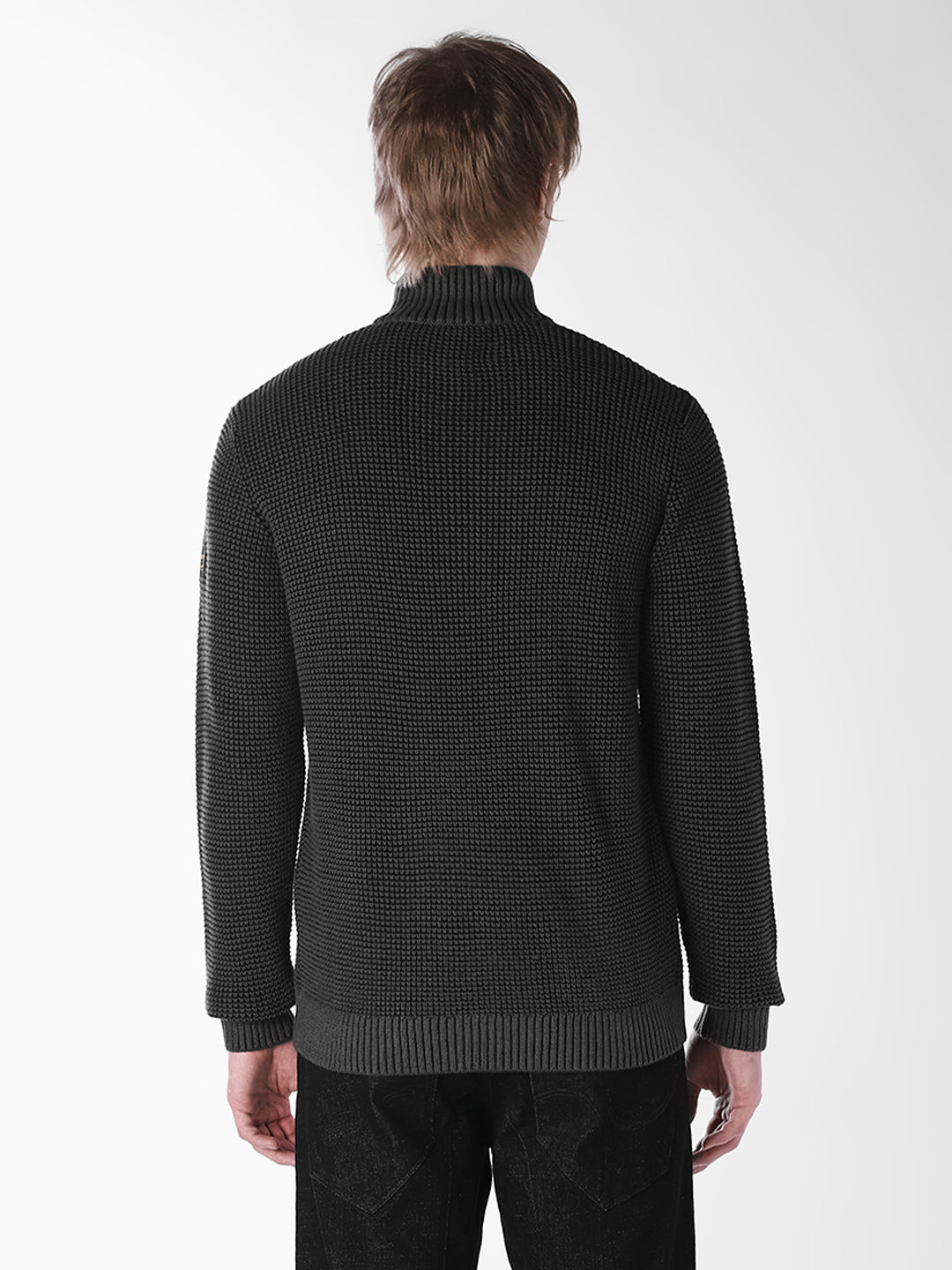Black High neck Pullover