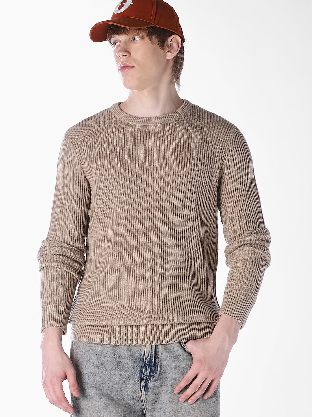 Jacquard Regular Fit T-shirt